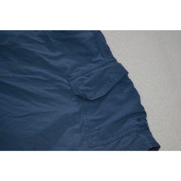 Mountain Khakis Cargo Shorts Mens Size 38 Camping Hiking Blue Nylon - Picture 5 of 7